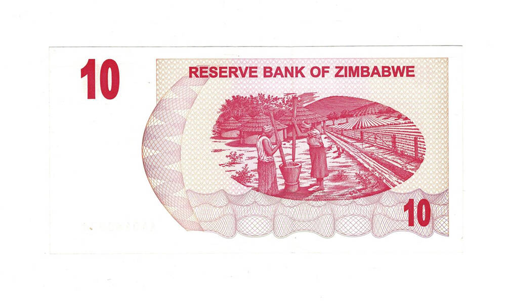 Zimbabwe 10 Dolar 2007 Çil YKP7848 - 2