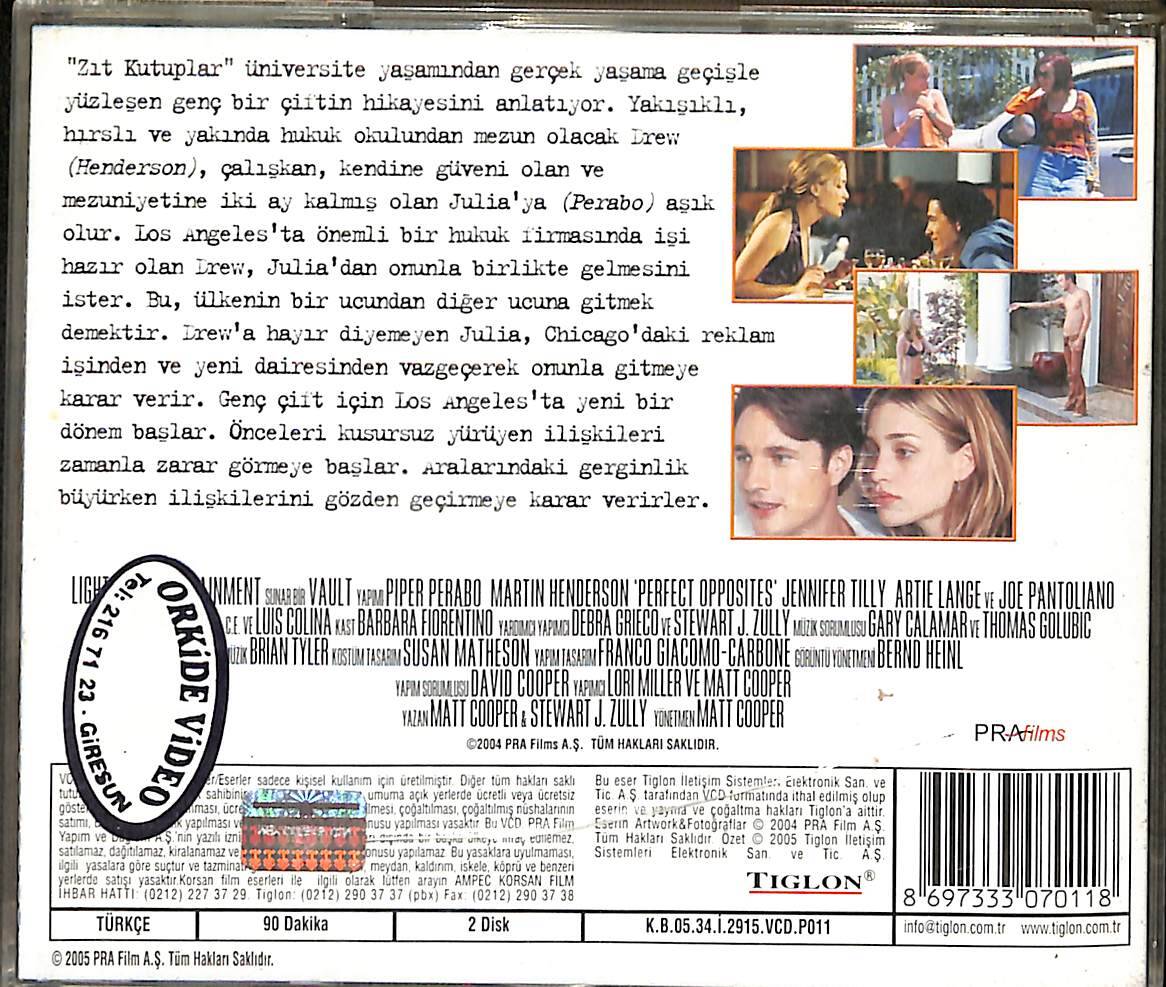 Zıt Kutuplar VCD Film (İkinci El) VCD25757 - 2