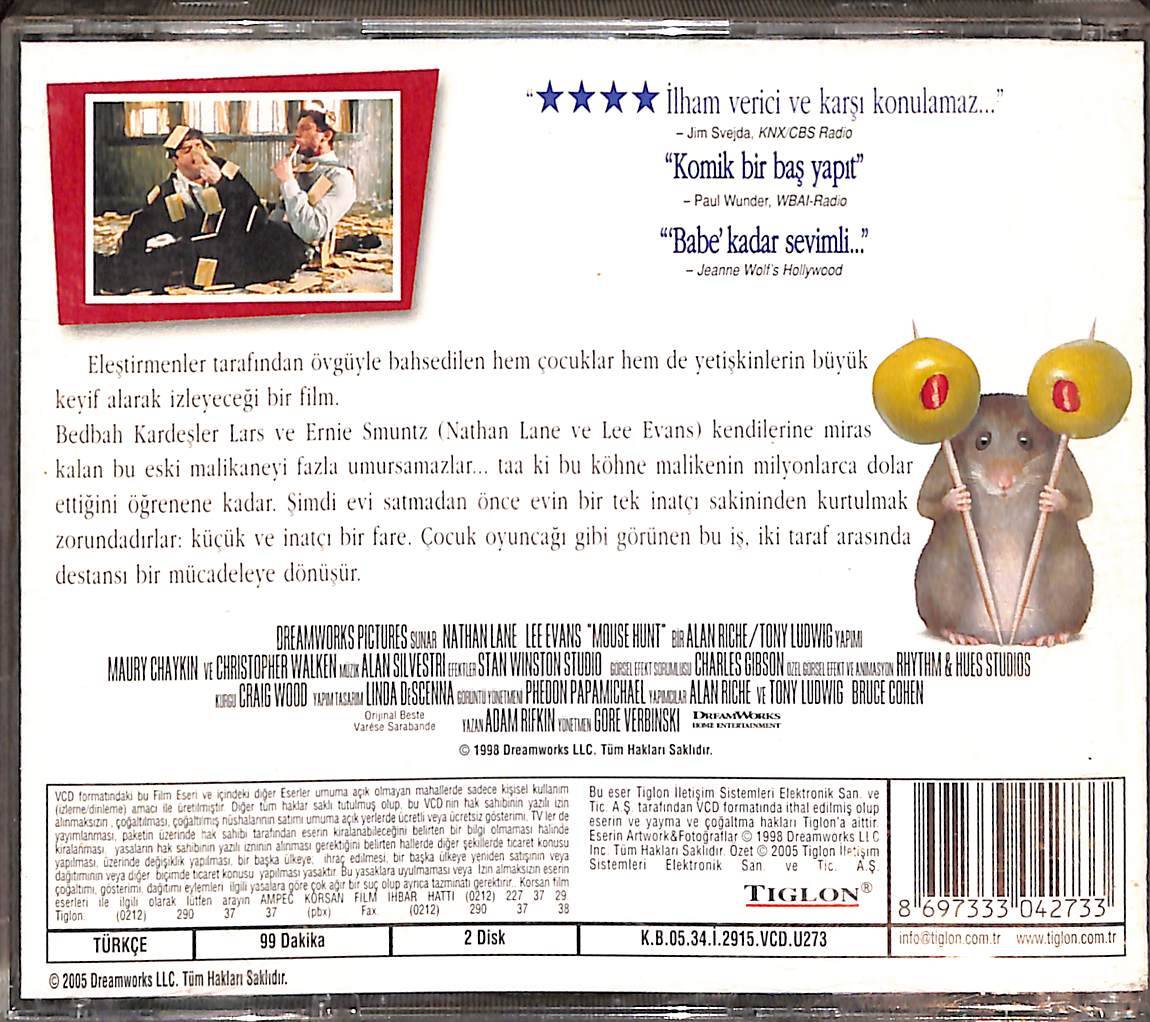 Zor Hedef Fare VCD Film (İkinci El) VCD25773 - 2